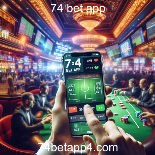 A Experiência do Jogo Ao Vivo no 74 Bet App